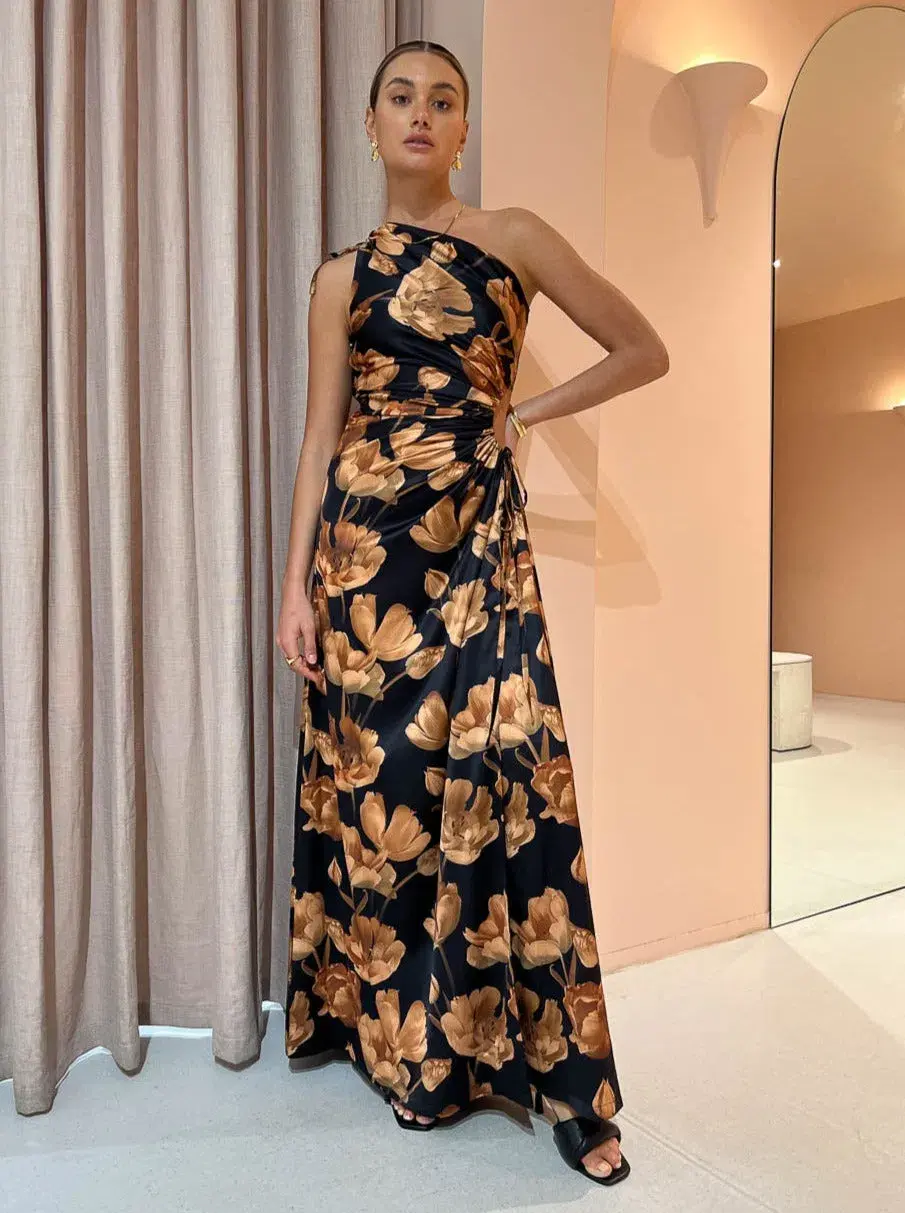 Sonya Moda Nour Marabella Maxi Dress Print Size 8 - Image 1