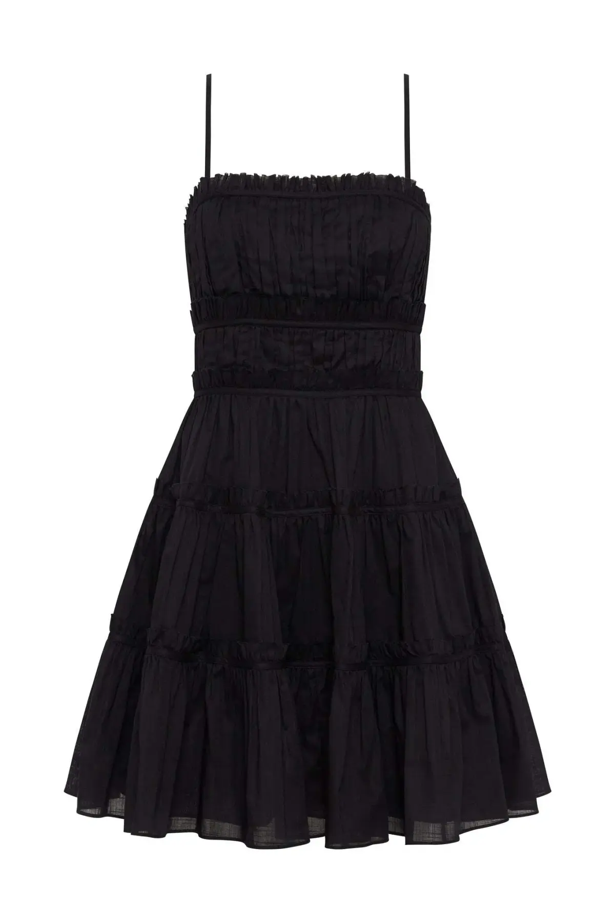 Aje Breathless Mini Dress Black Size 8 - Image 5