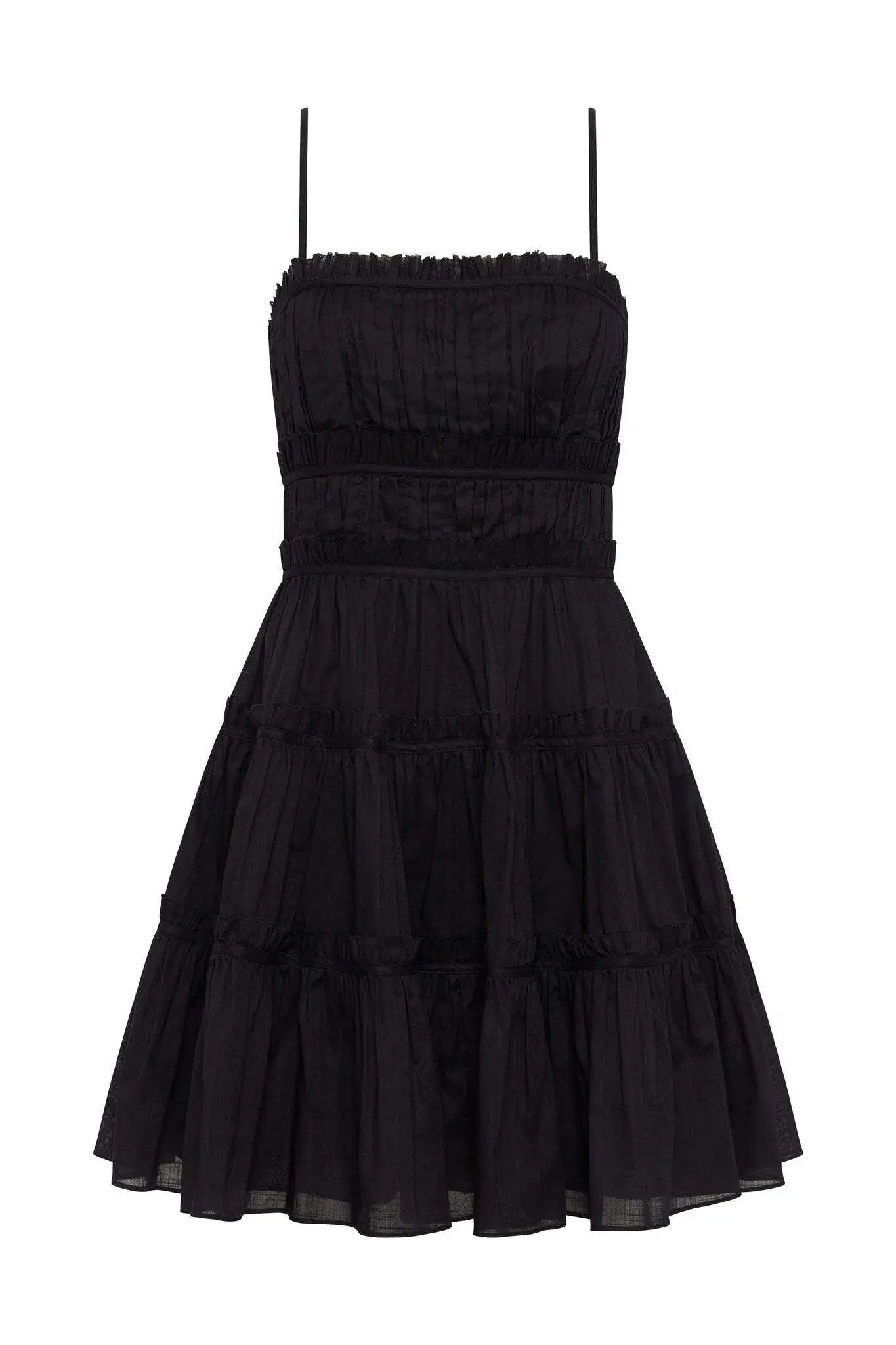 Aje Breathless Mini Dress Black Size 8 - Image 5
