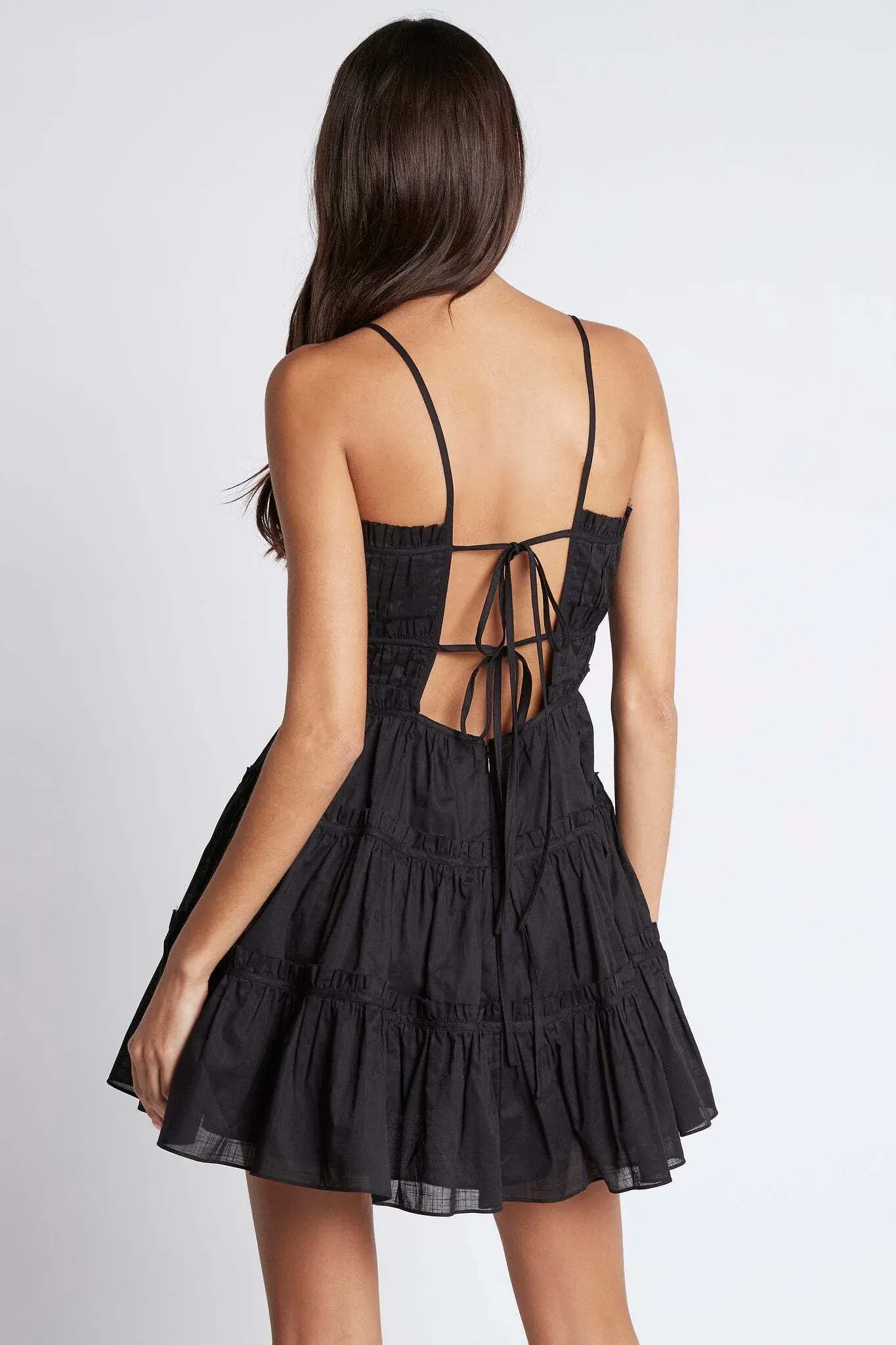 Aje Breathless Mini Dress Black Size 8 - Image 4