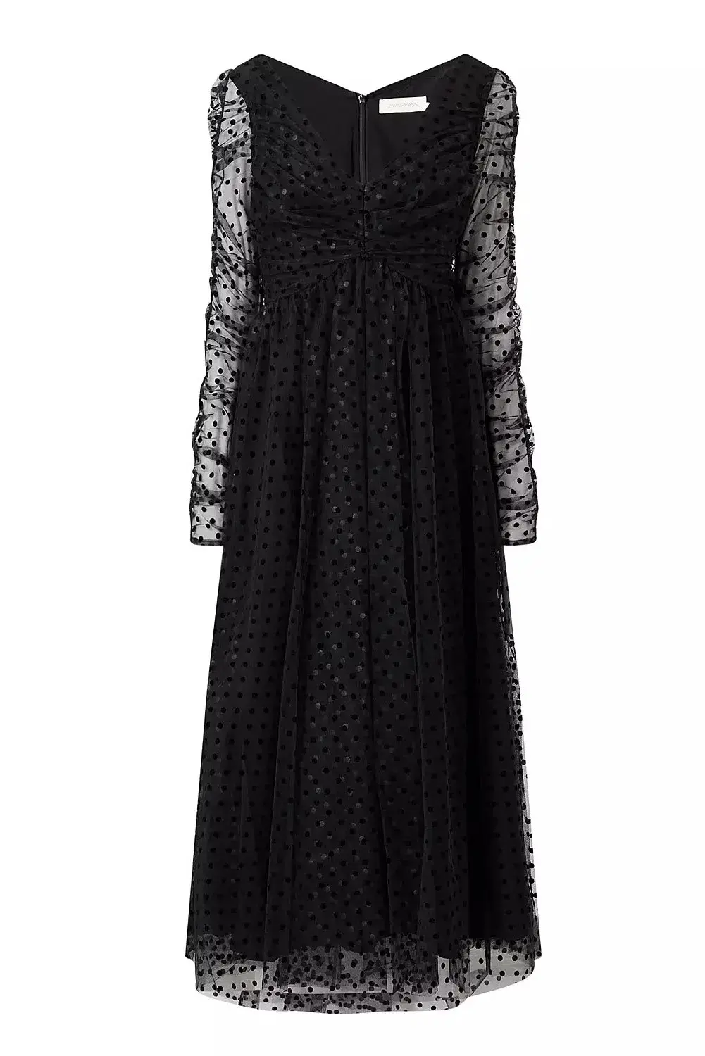 Zimmermann Ballet Tulle Midi Dress Black Size 16 for rent on The Volte - main image