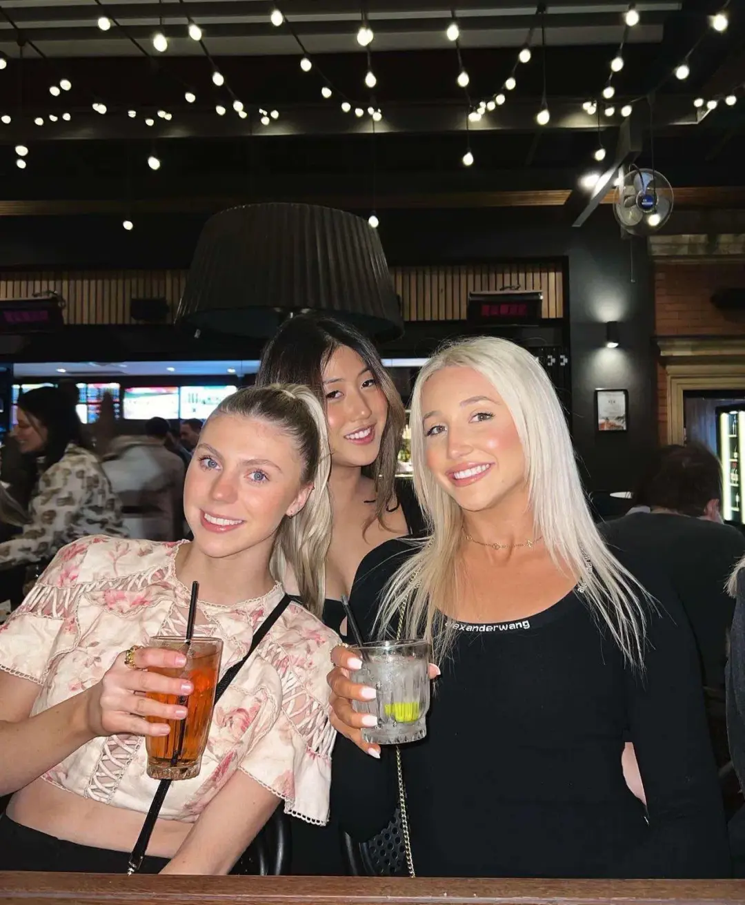 Alexander Wang Logo Bodycon Scoop Neck Mini Dress Black Size S for rent on The Volte - main image