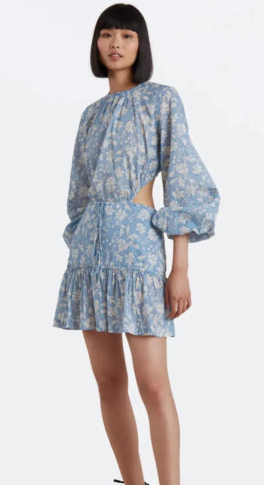 Bec & Bridge Floral Skies Mini Dress Floral Skies Size 8  - Image 2