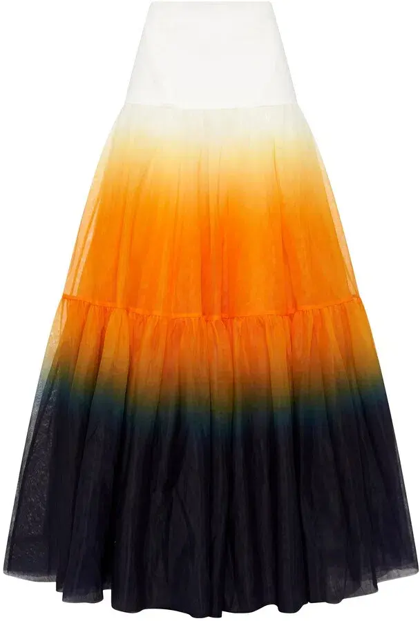 AJE Awaken Skirt Marigold Ink Ombre Size 4 for rent on The Volte - main image