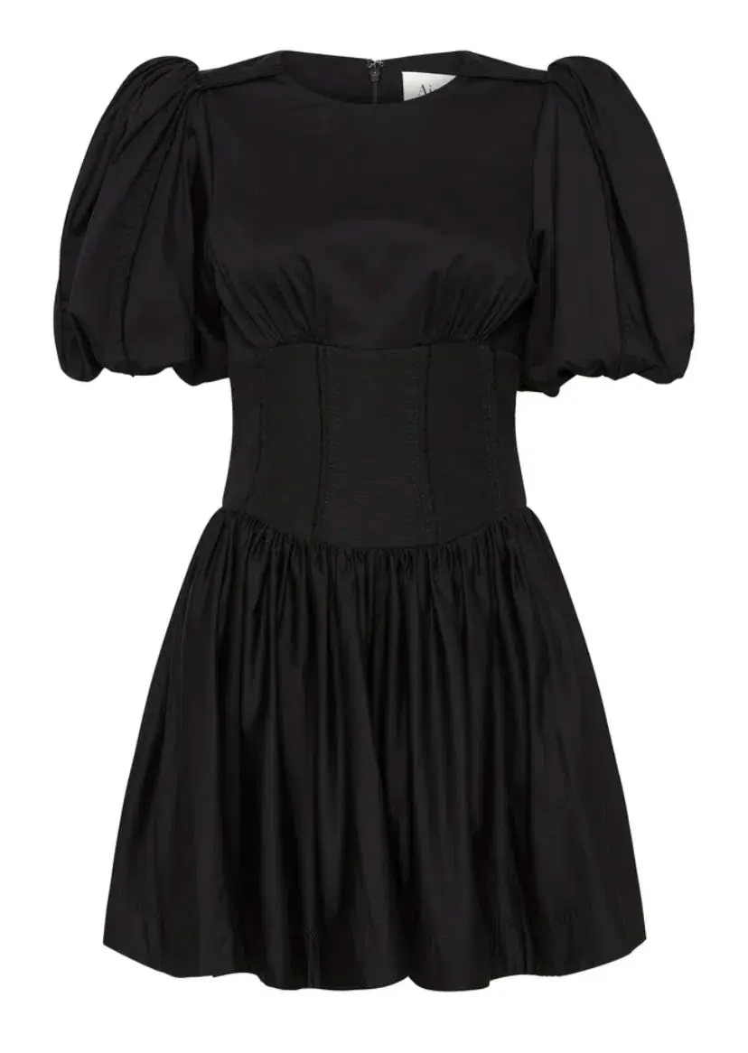 Aje Gianna Puff Sleeve Mini Dress Black Size 8 / S - Image 5