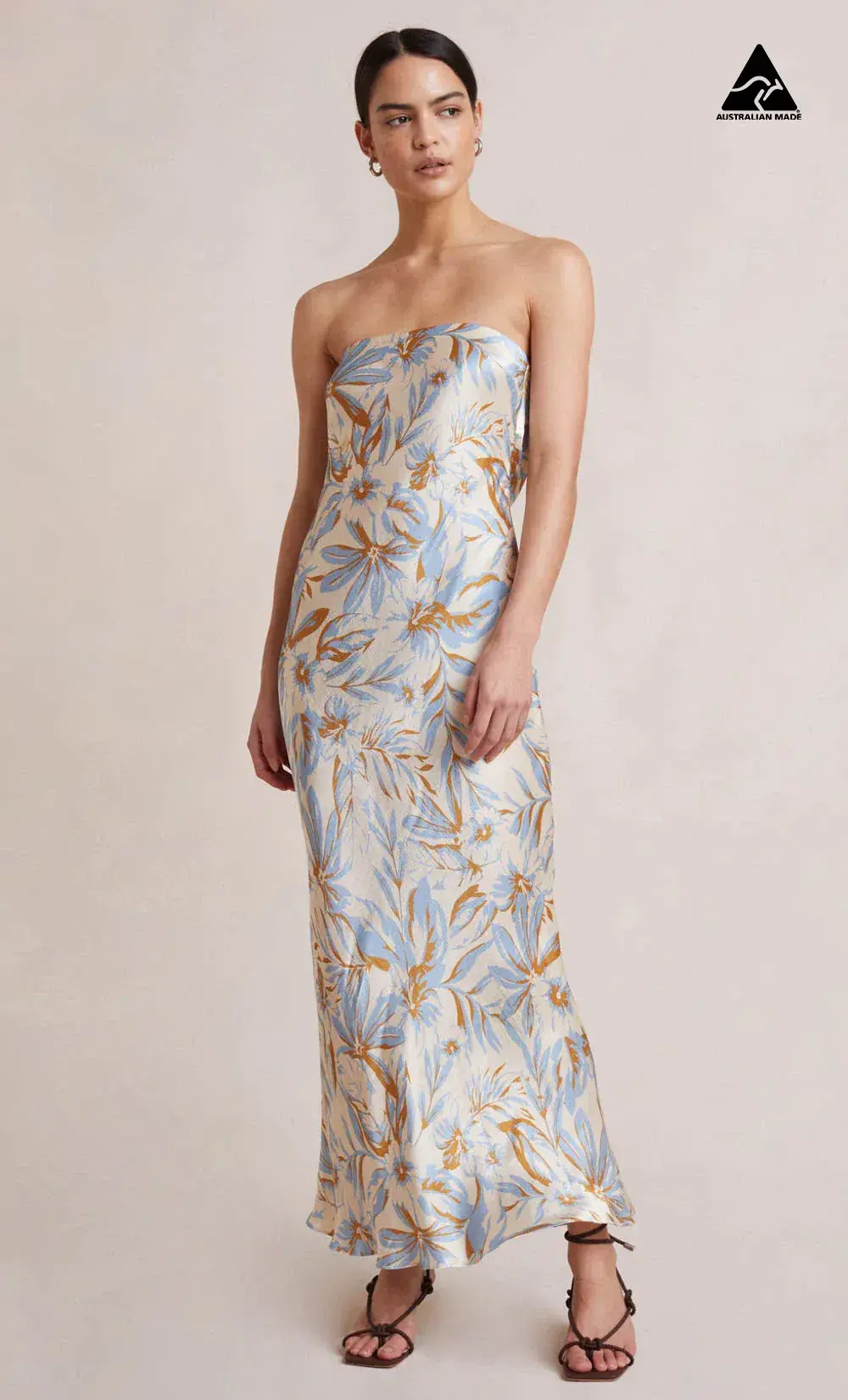 Bec & Bridge Stella Strapless Dress Floral Size 8 - Image 5