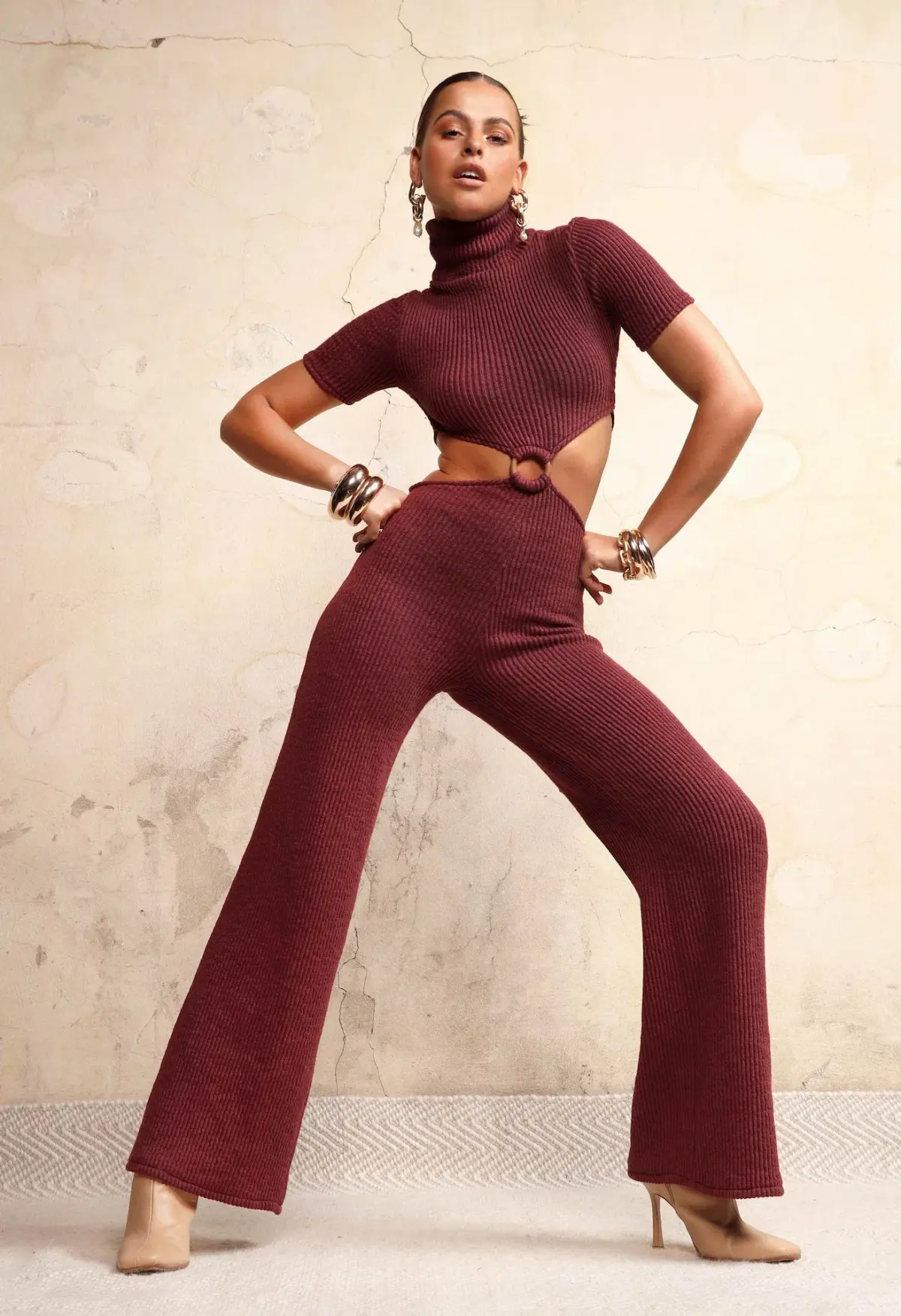 Arcina Ori Lexi Jumpsuit in Wine Size S / AU 8 - Image 1