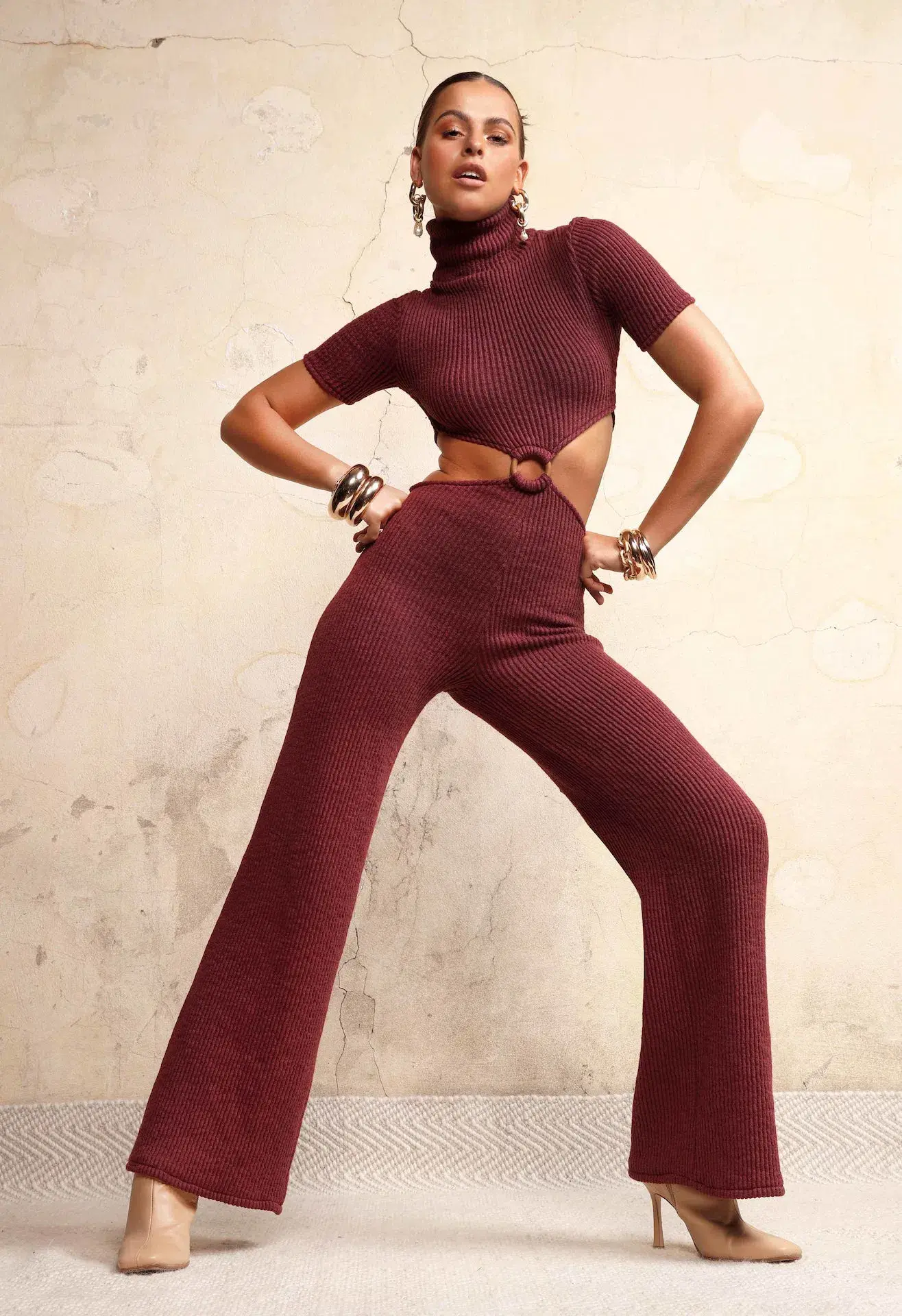 Arcina Ori Lexi Jumpsuit in Wine Size S / AU 8 - Image 1