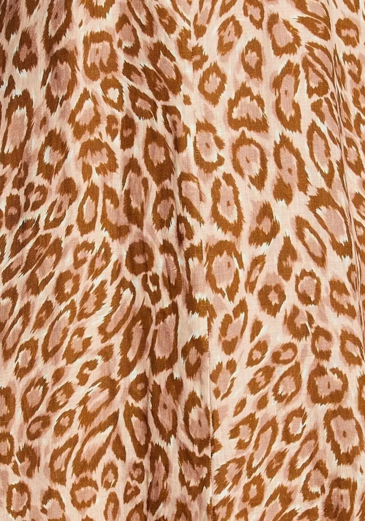Zimmermann Concert Linen Leopard Print Dress Size 4/Au 16 - Image 3