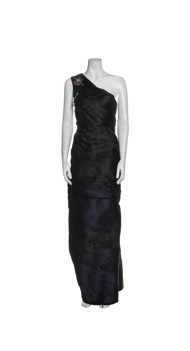 J. Mendel Paris floor-length navy size 12  - Image 7