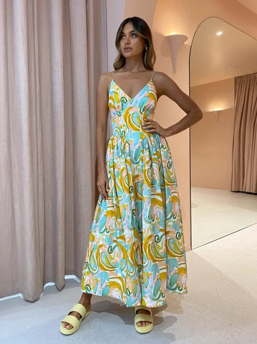Steele Jasmine Maxi Dress Allegro Size 8 - Image 1