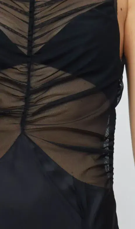 Bec & Bridge Naomi Split Maxi Dress Black Size 8 / S for rent on The Volte - main image