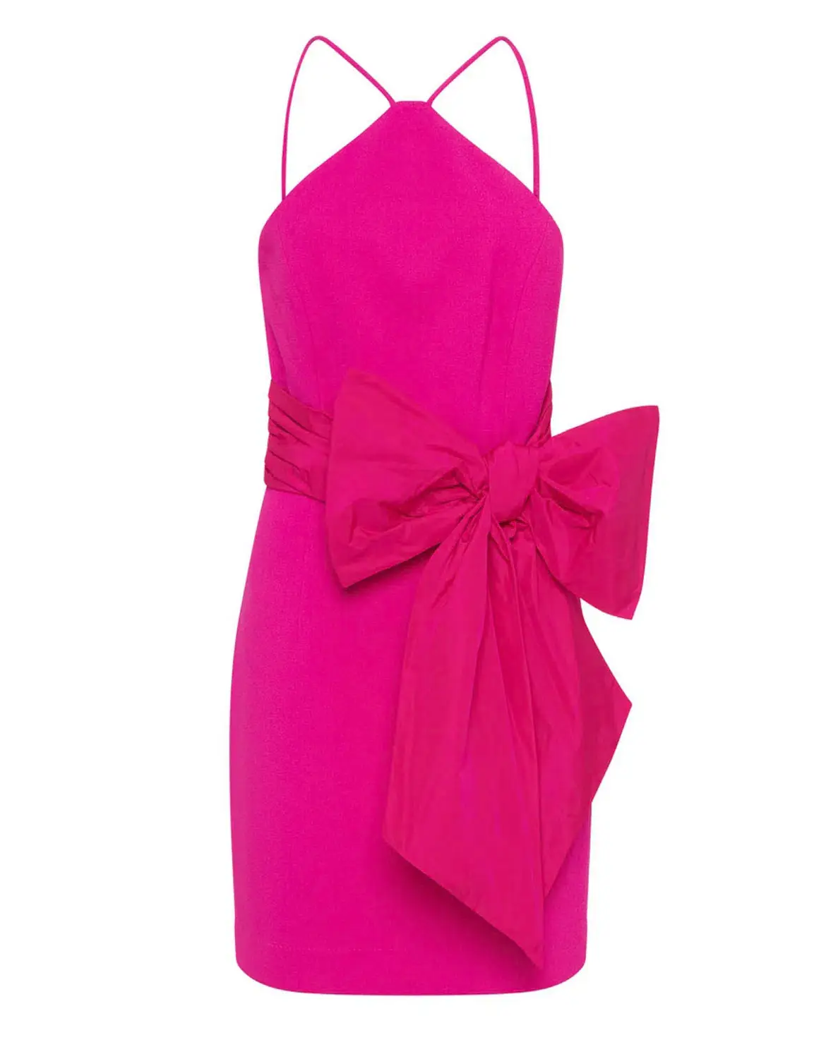 Rebecca Vallance Cupid’s Bow Mini Dress Pink Size 6 - Image 4