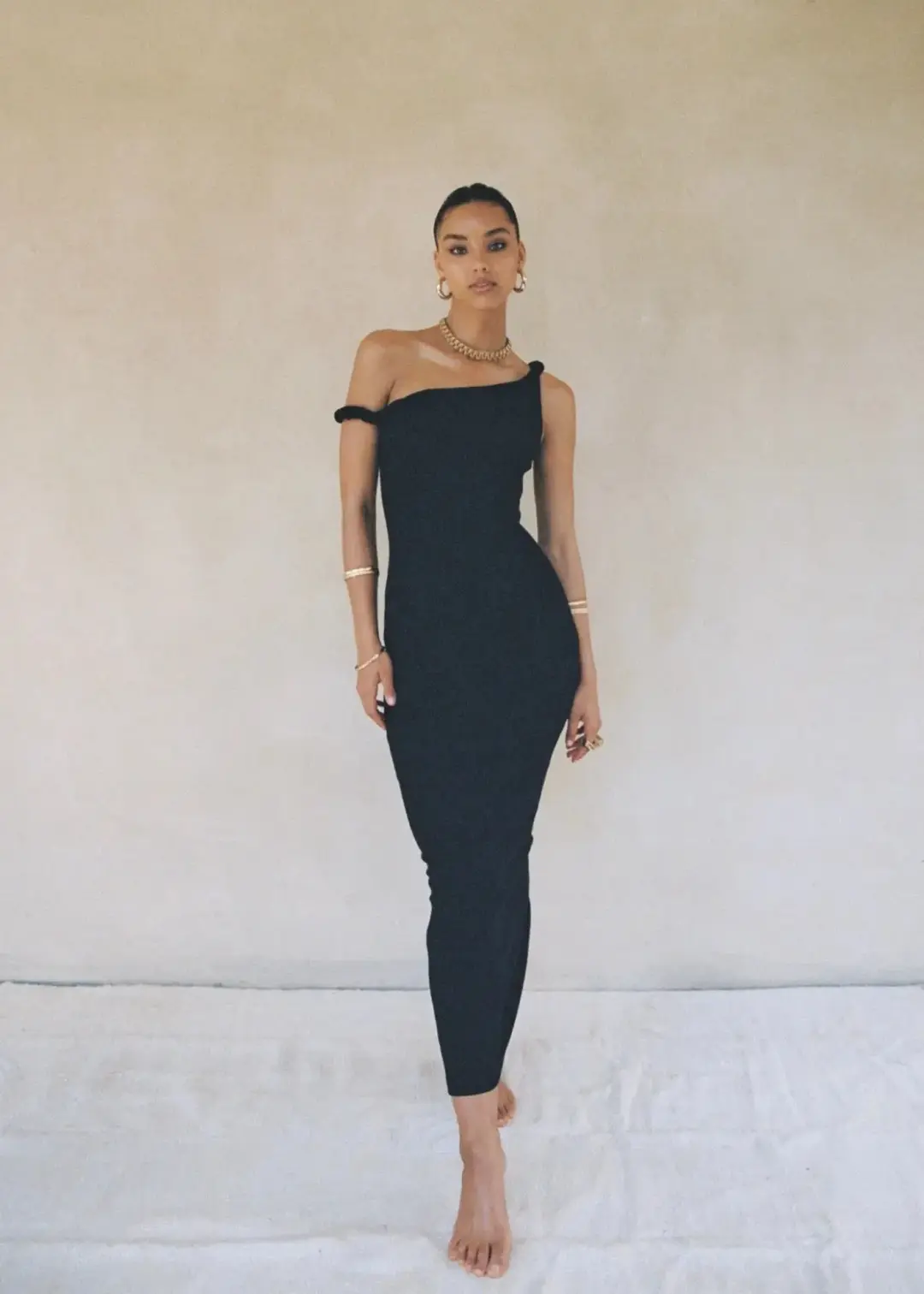 Johansen Official Poppy Dress Black Size XS for rent on The Volte - main image