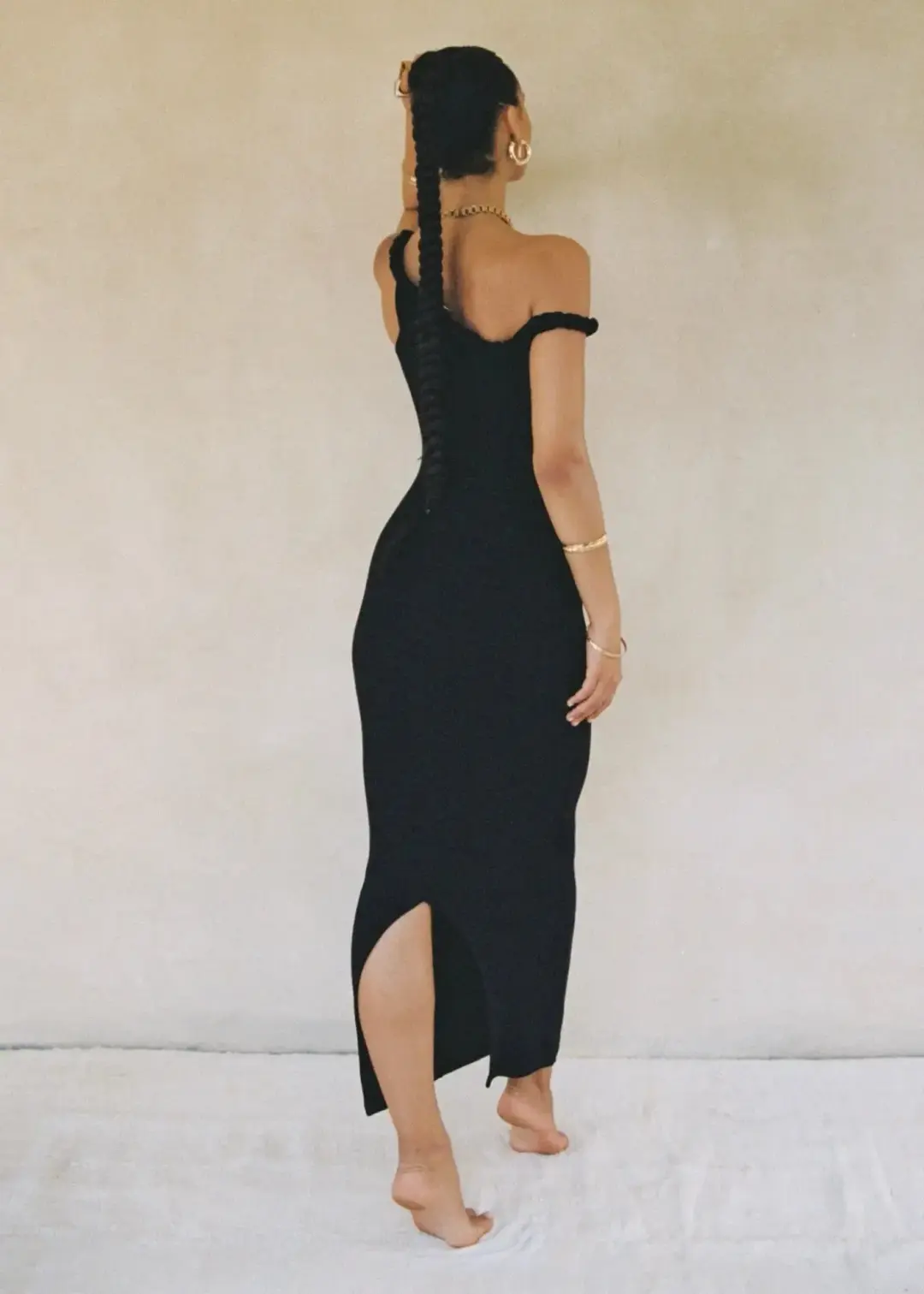 Johansen Official Poppy Dress Black Size XS for rent on The Volte - main image