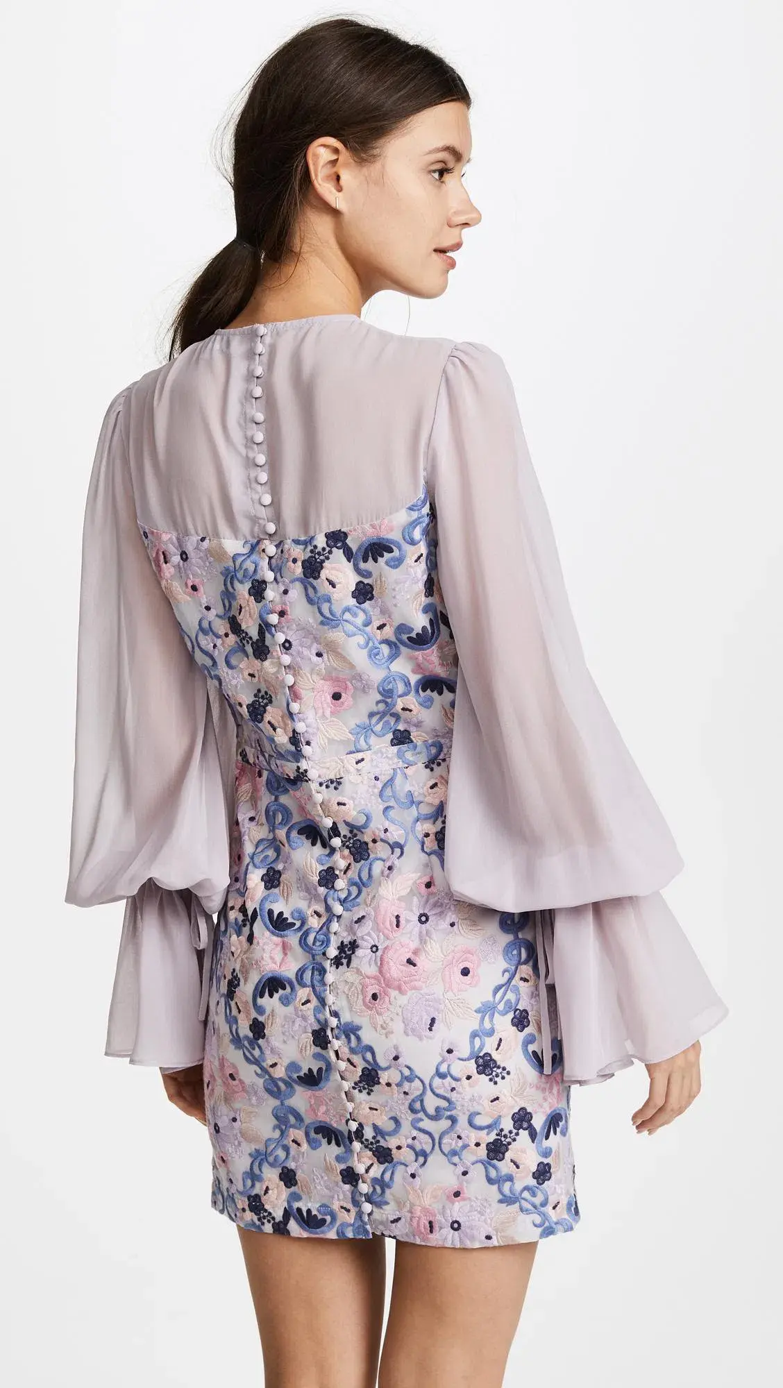 We Are Kindred Elisabetta Mini Dress Purple Size 6  - Image 2