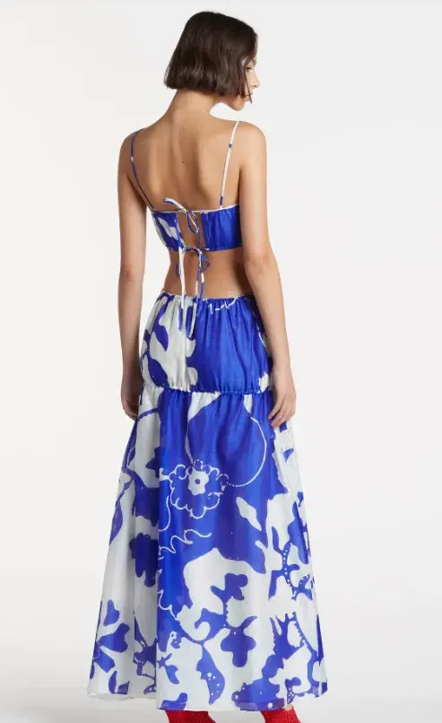 Sir the Label Vivi Crop and Skirt Set Merce Abstract Print Size 6 for rent on The Volte - main image