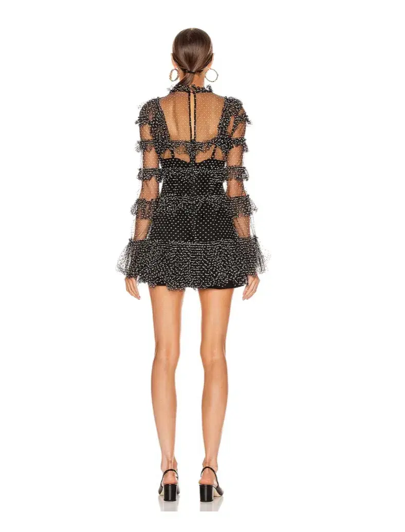 Alice McCall Tokyo Sky Mini Dress Black Size 6 - Image 2
