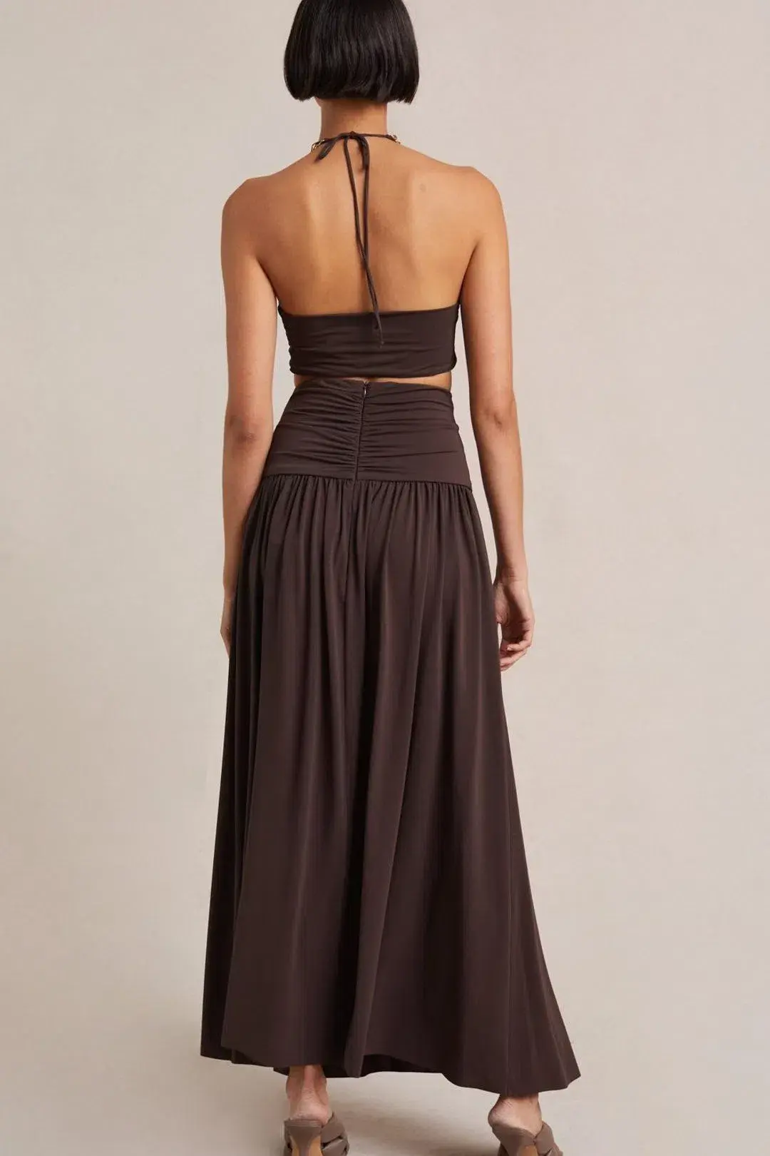 Bec & Bridge Joelene Top and Skirt Set in Cognac Size 8 - Image 5