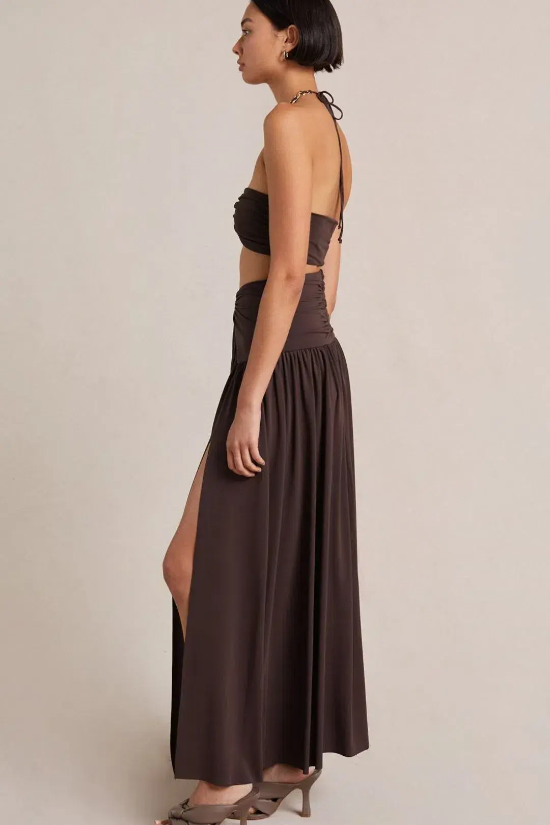 Bec & Bridge Joelene Top and Skirt Set in Cognac Size 8 - Image 2