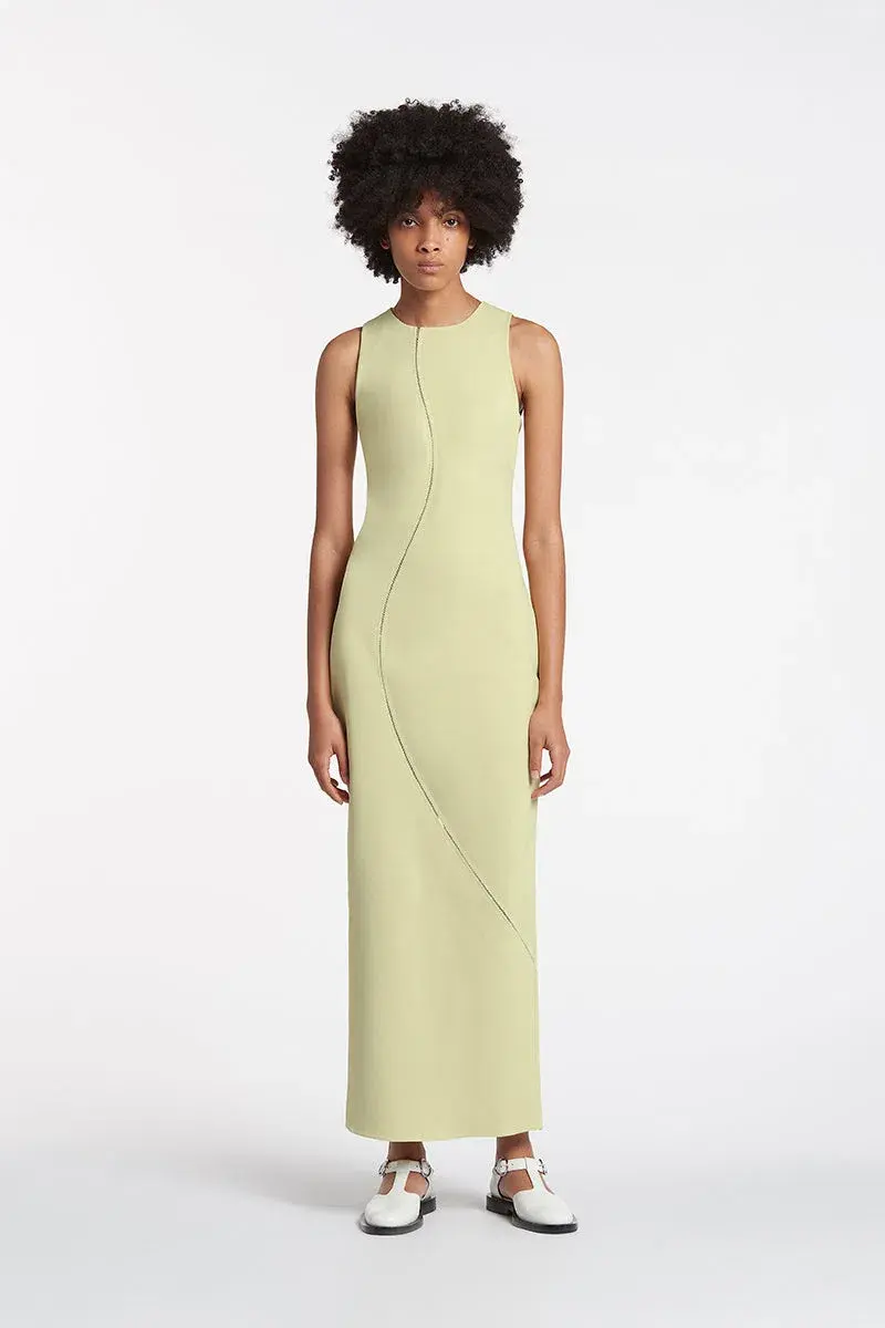 Sir the Label Esther Midi Dress Green Size 0/Au 6-8 - Image 1