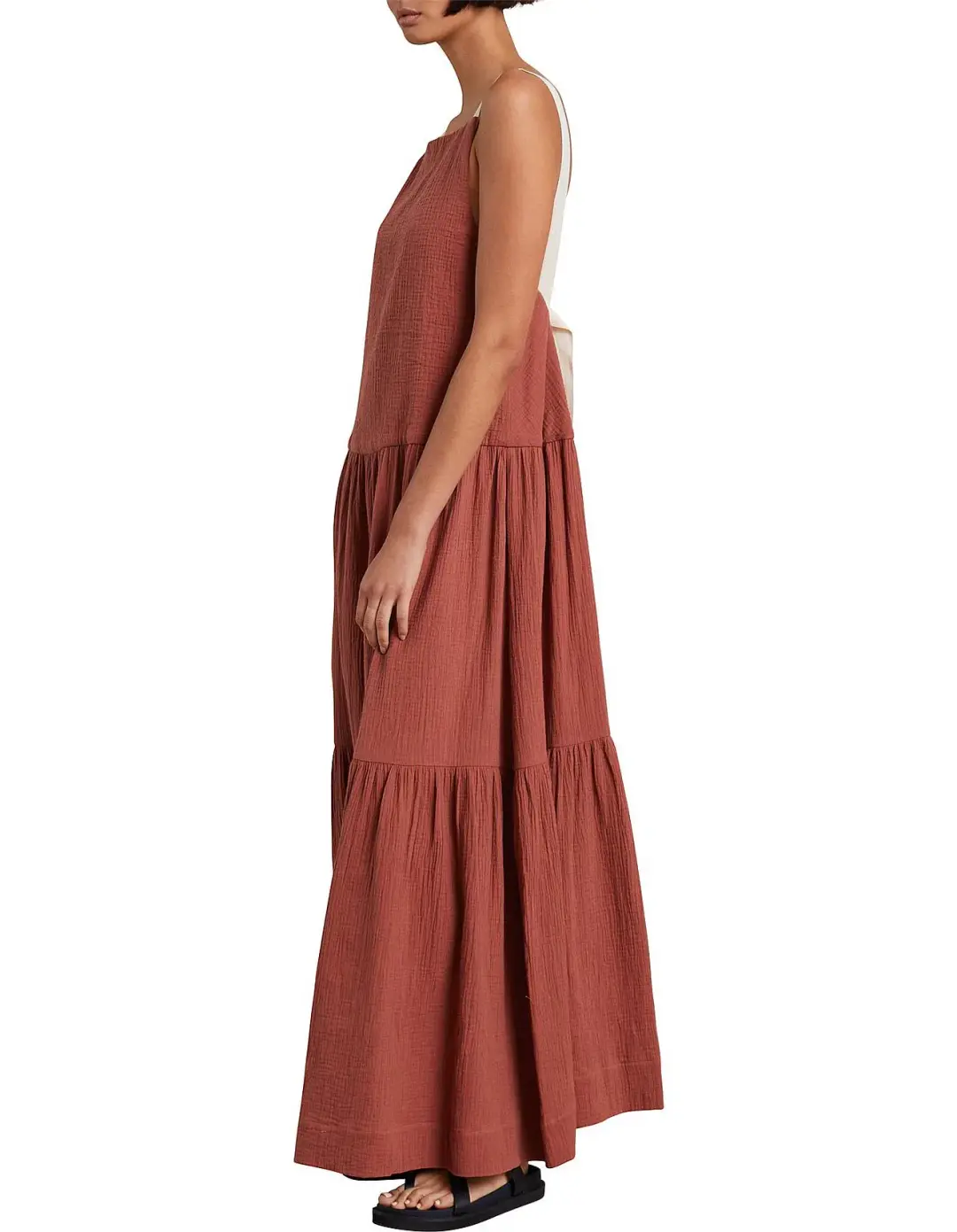 Bec & Bridge Aleah Maxi Dress Clay Size 10 for rent on The Volte - main image