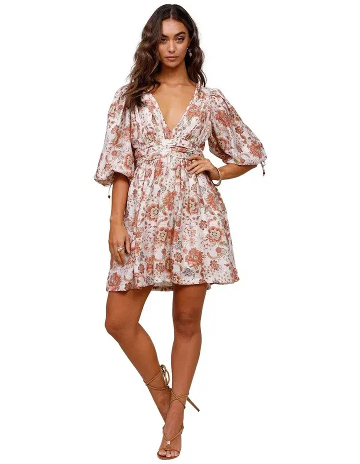 Ministry of Style Nu Boheme Mini Dress Floral Size 8 - Image 1