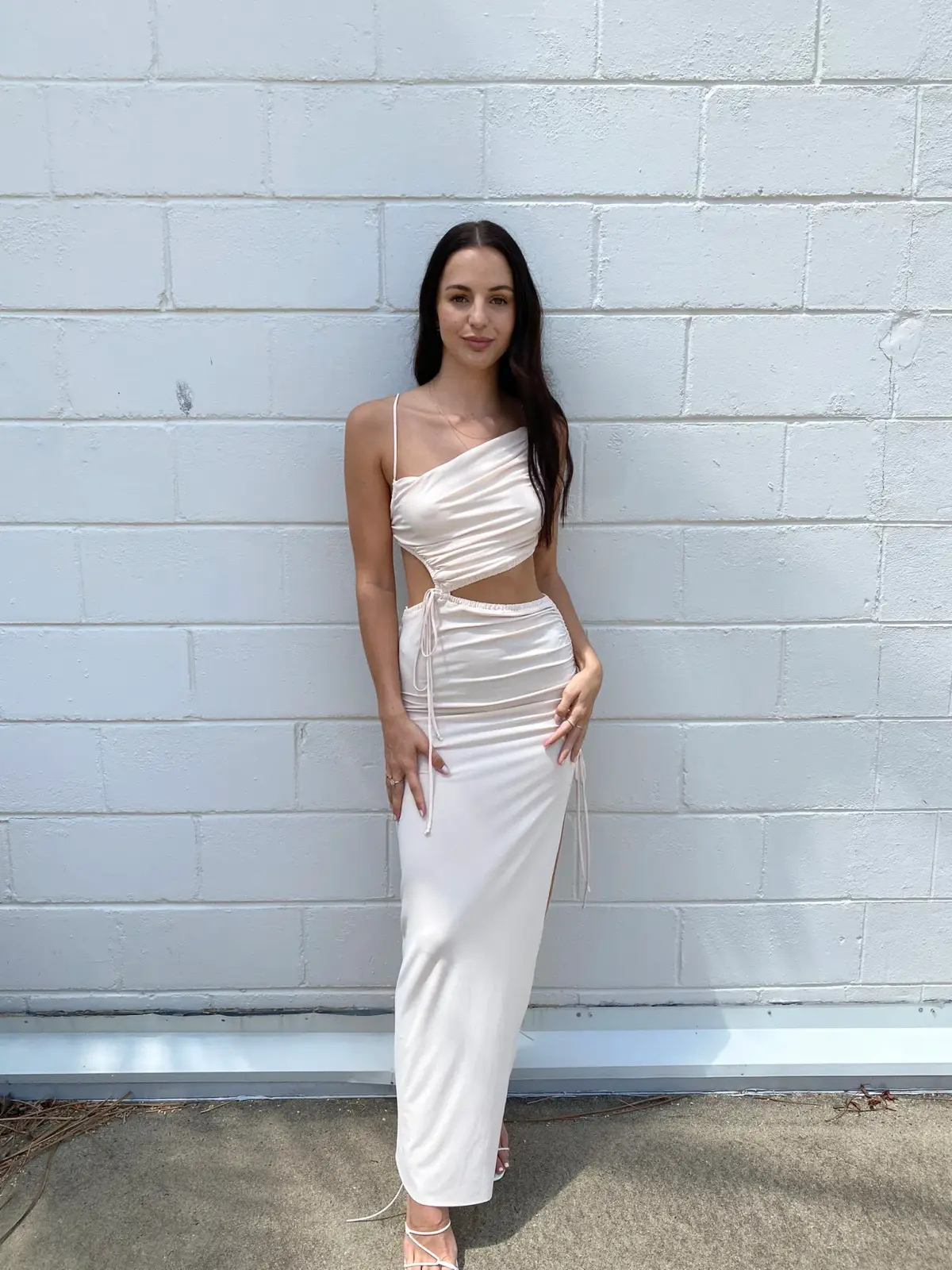 Bec & Bridge Dilkon Maxi Dress Shell Size S/Au 8 - Image 1