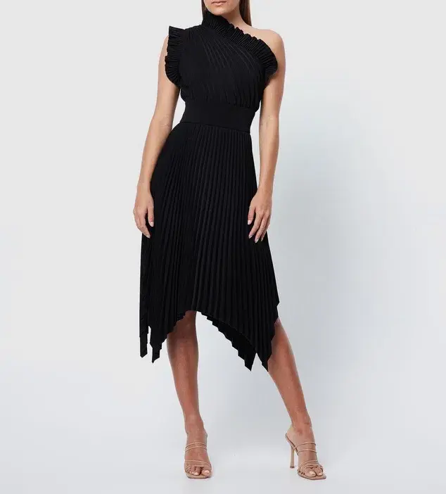 Mossman The Lady Like Midi Dress Black Size 14 - Image 1