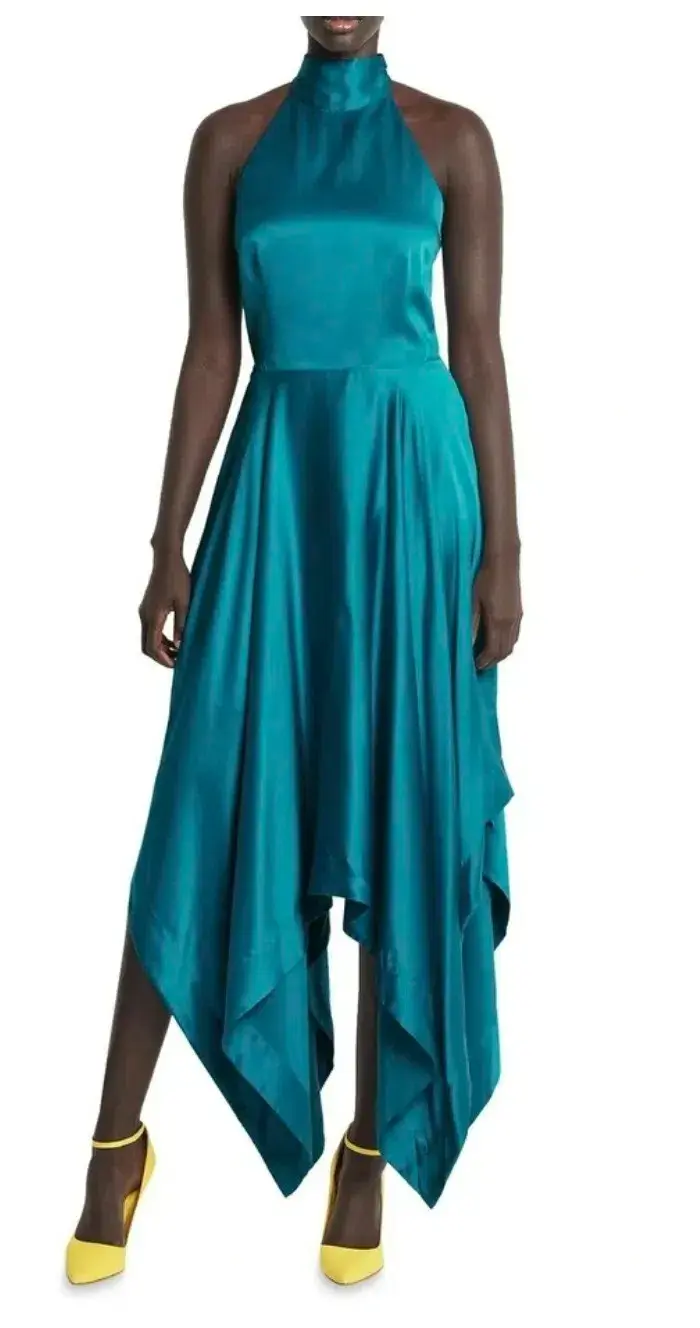 Sass & Bide Slow Hands Midi Dress in Peacock Size 8 - Image 1