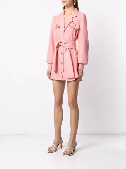 Alice McCall Queenie Jacket Dress Pink Size 10 - Image 3