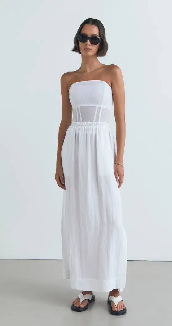 Viktoria and Woods Rome Bustier White Size 1/Au 6 - Image 1