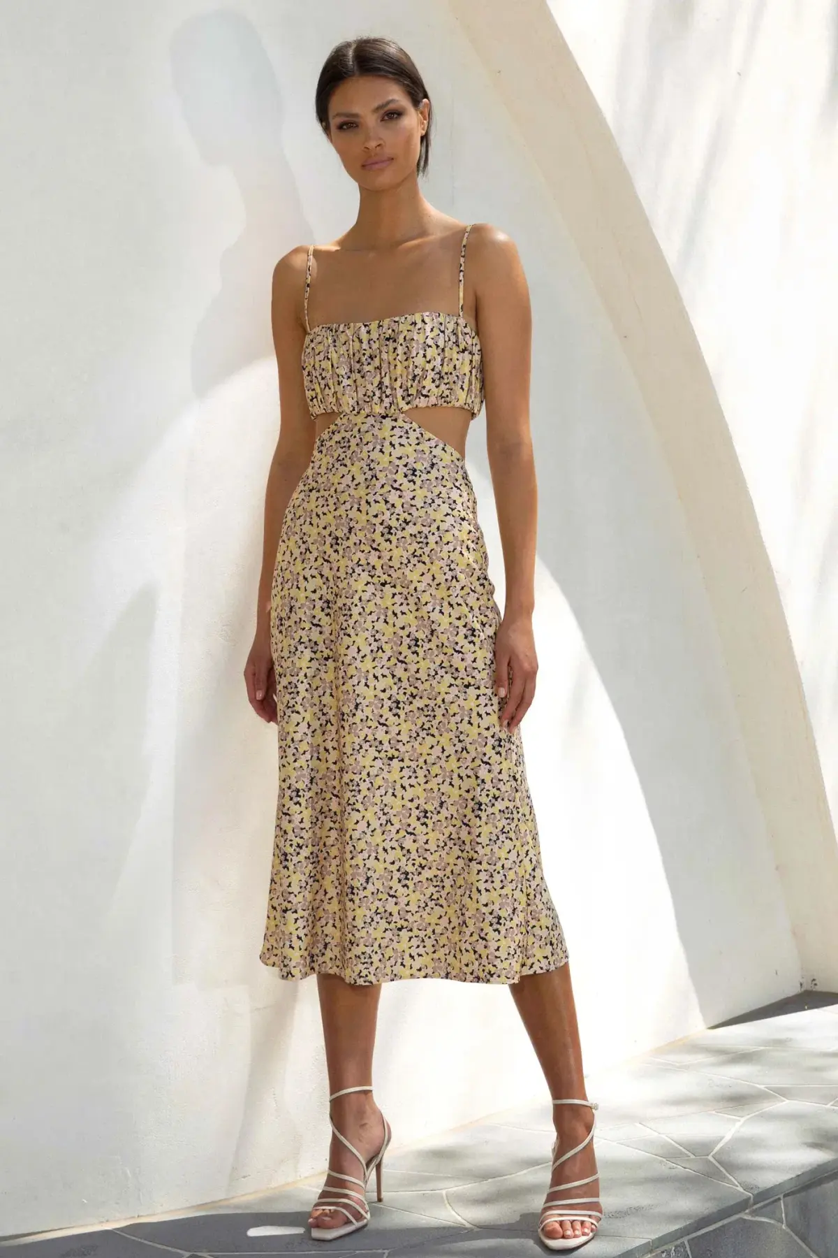 Misha Dina Dress Floral Size 6 - Image 1