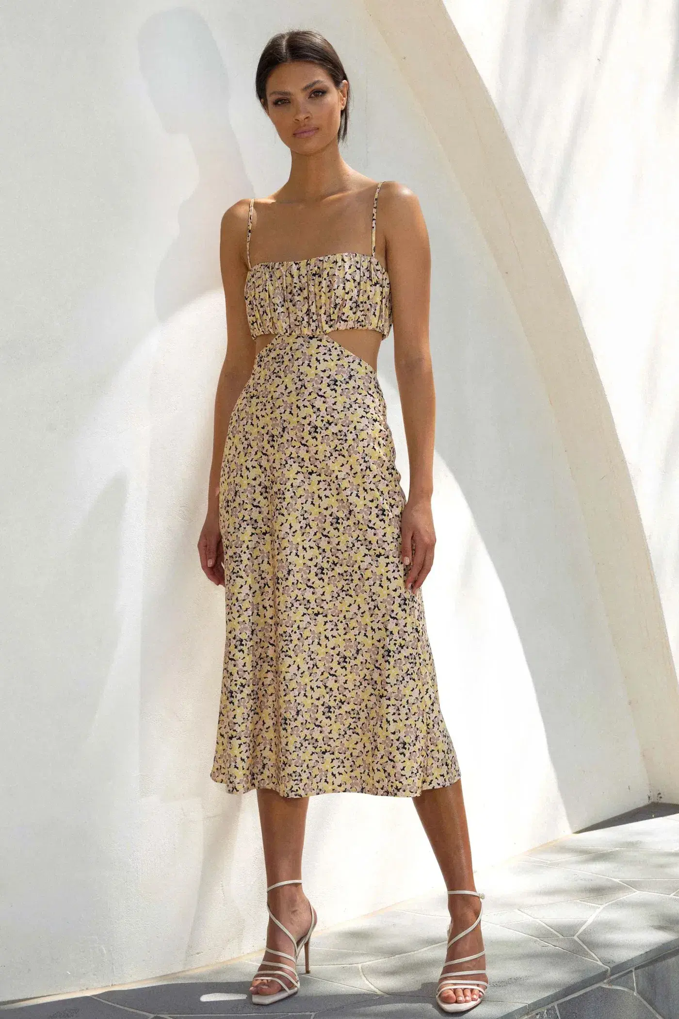 Misha Dina Dress Floral Size 6 - Image 1