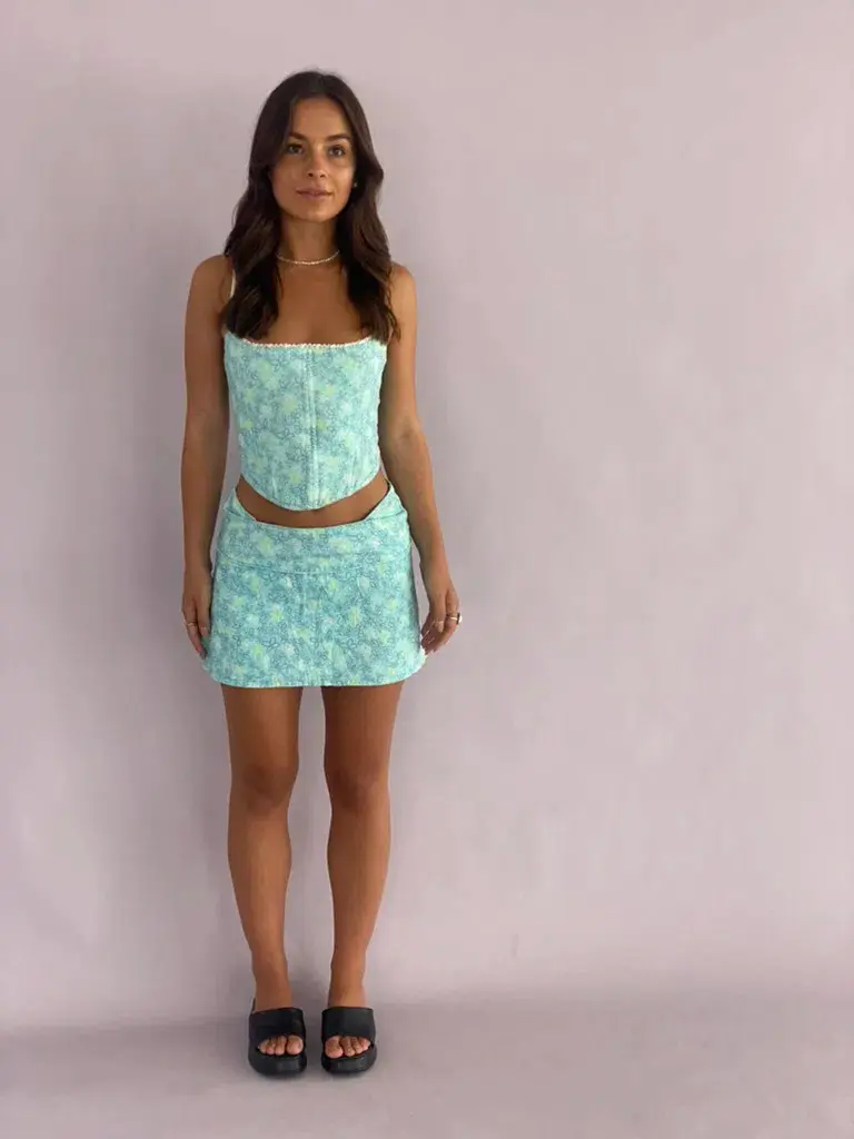Eisha Collective Milah Set Blue Size 0/AU 6  - Image 5