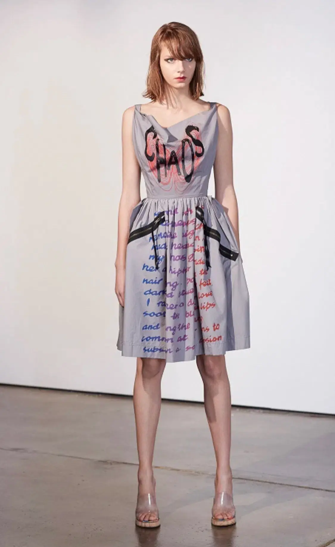 Vivienne Westwood Anglomania Chaos Dress Print Size 10 - Image 1