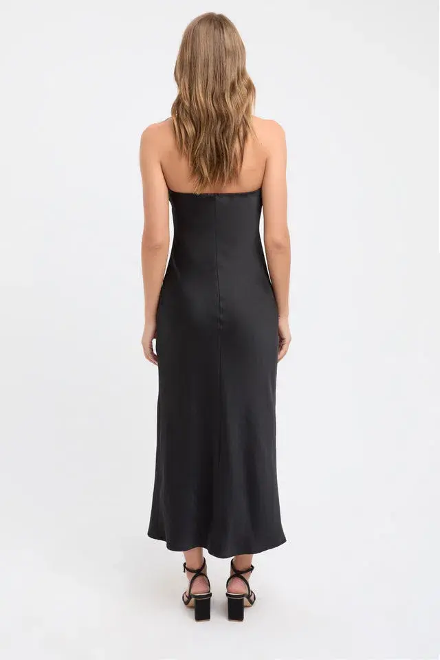 Kookai Belle Strapless Slip Dress Black Size 40/Au 12  - Image 2