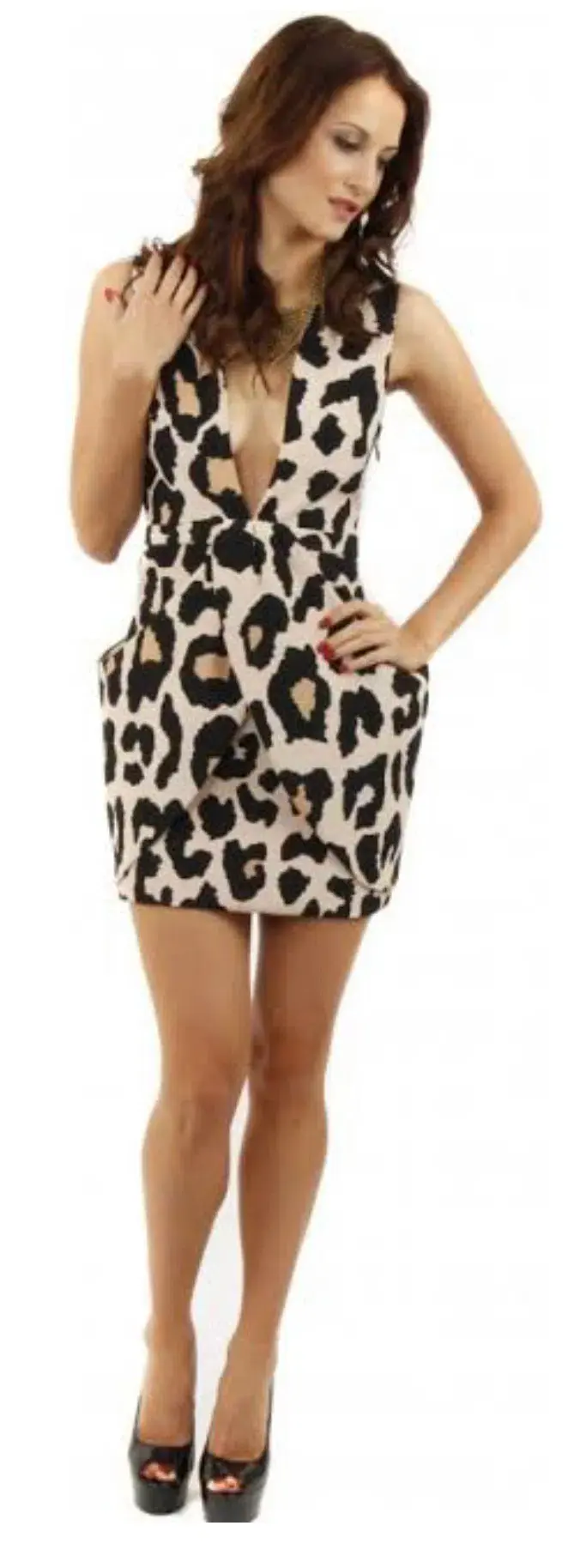 Finders Keepers animal Print Dress XSAU 6 for rent on The Volte - main image