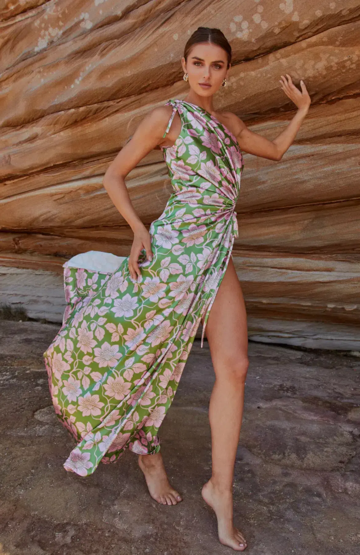 Sonya Moda Nour Forever Maxi Dress Floral Size 12 - Image 3
