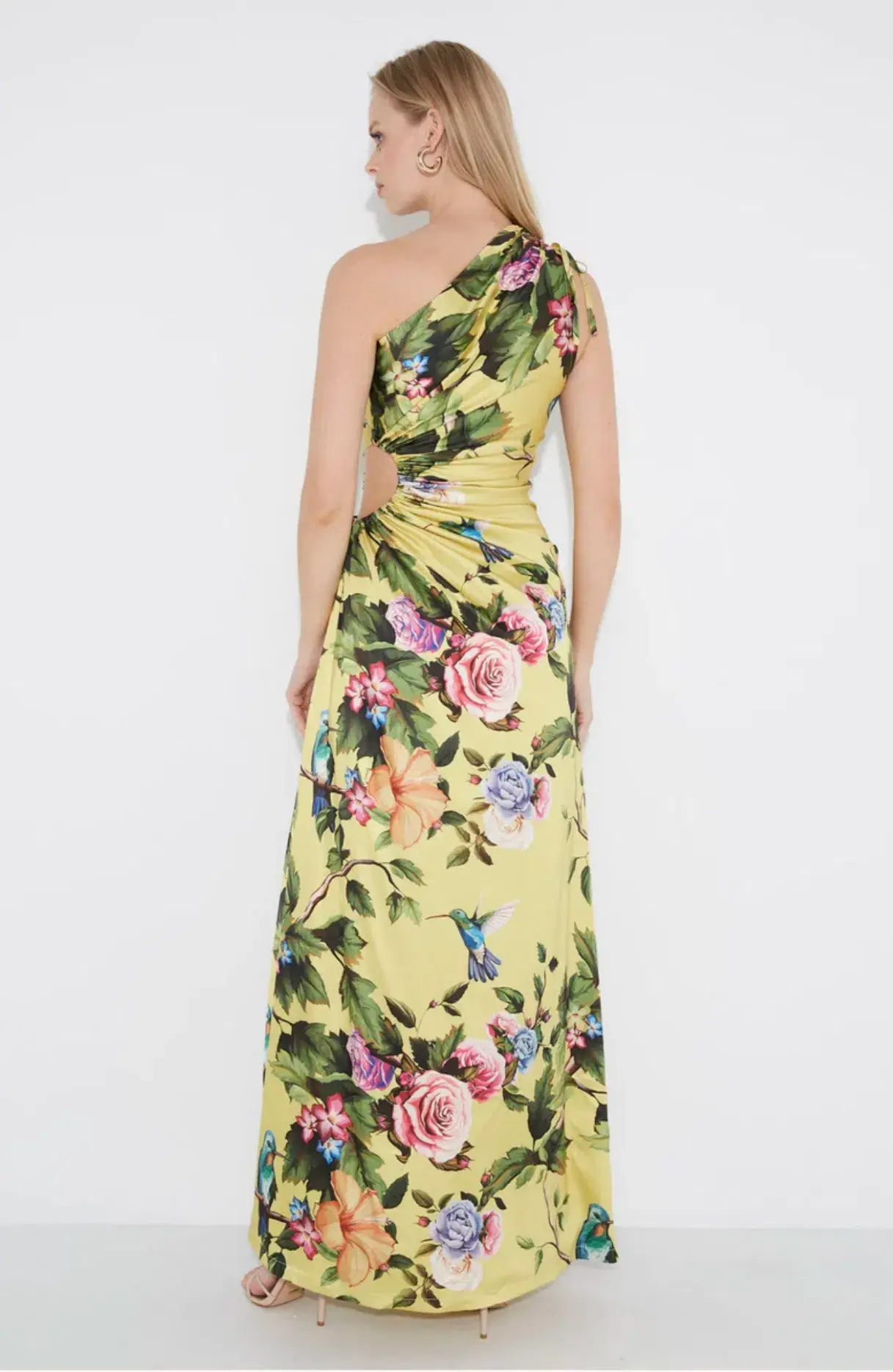 Sonya Moda Nour Royal Botanic Maxi Dress Print Size 8 - Image 4