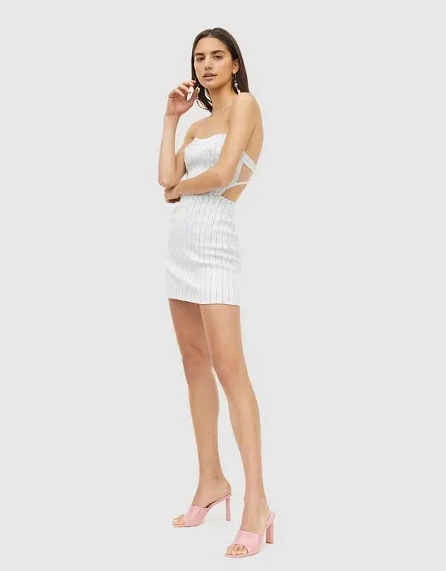 Manning Cartell Hybrid Reality Mini Dress White Size 6 - Image 2