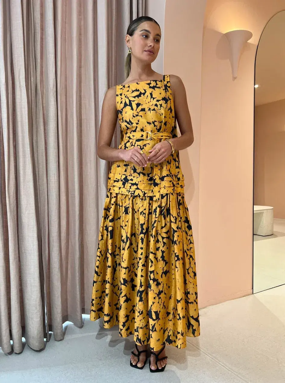 Acler Astoria Night Garden Dress Print Size 14 - Image 2