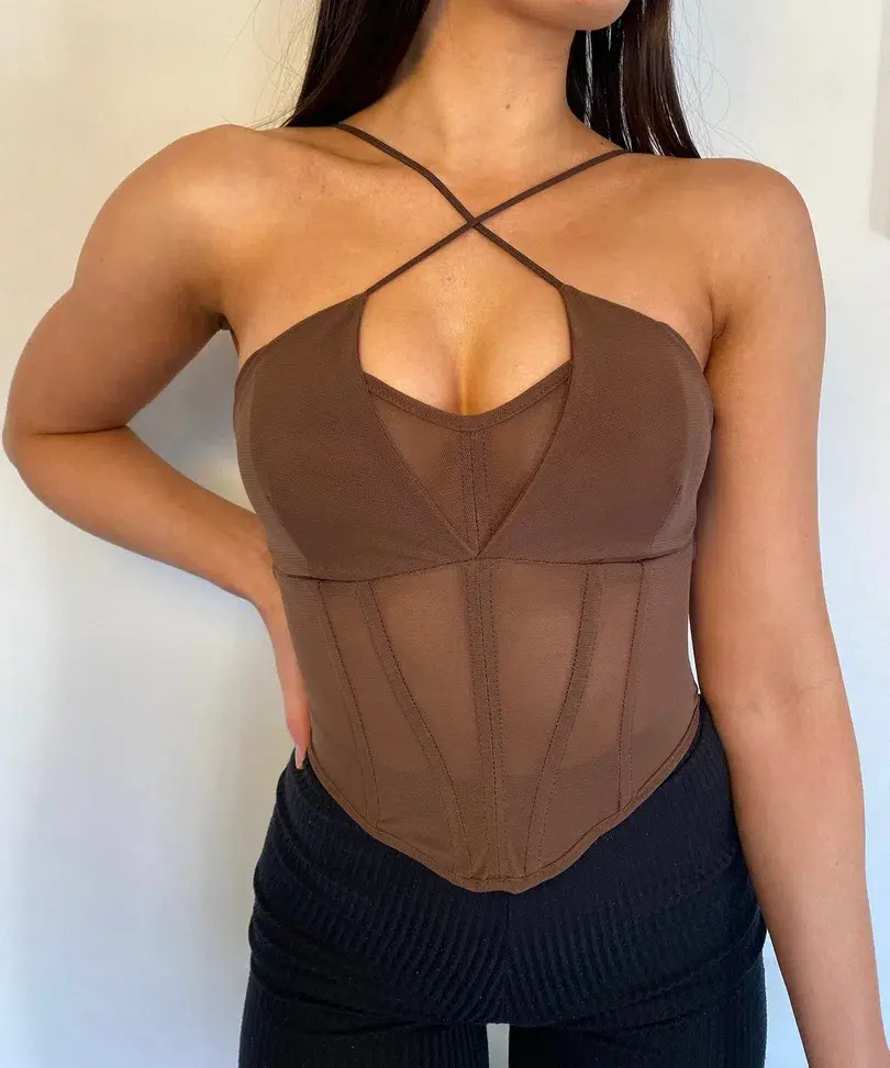 Viktoria & Woods Sigma Bustier Brown Size 0 / Au 6 - Image 1