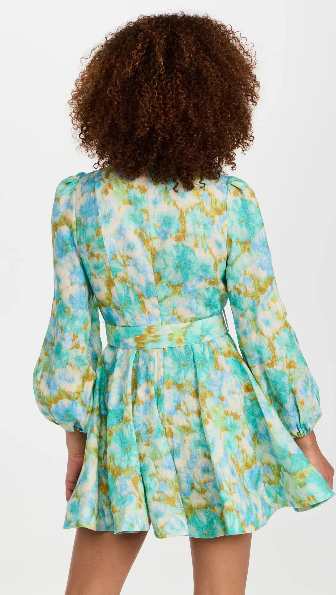 Zimmermann High Tide Buttoned Mini Dress Floral Size 1 / Au 10 - Image 4