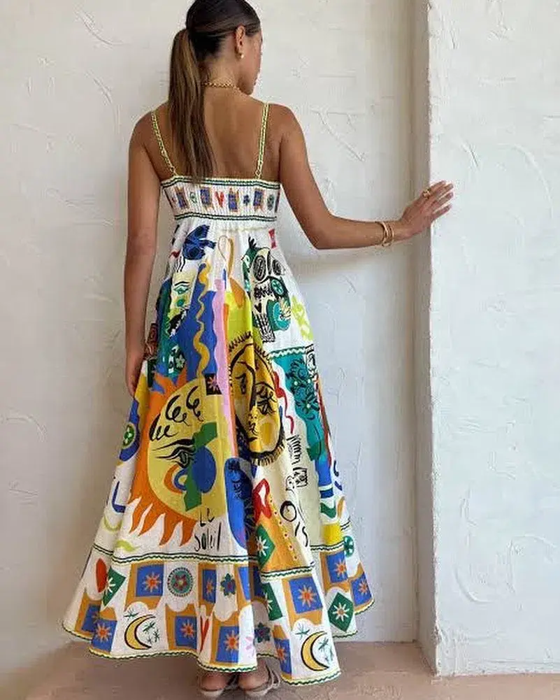 Alemais Soleil Sundress Multi Size 12 - Image 3
