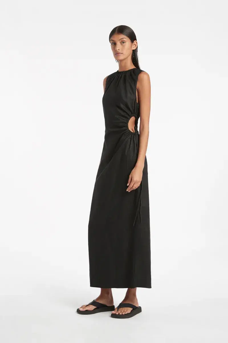 Sir the Label Blanche Cut Out Dress Black Size 3/ Au 12 - Image 2