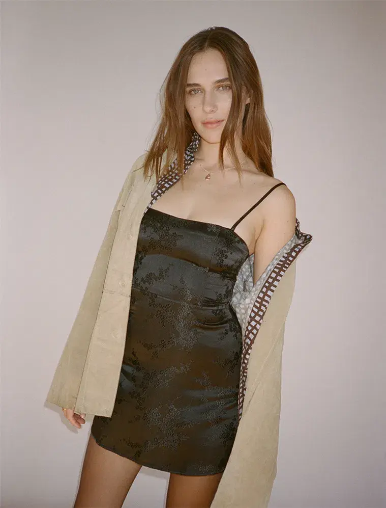 Realisation Par The Emelie Mini Dress in Shibuya Black Size S/Au 8 - Image 2