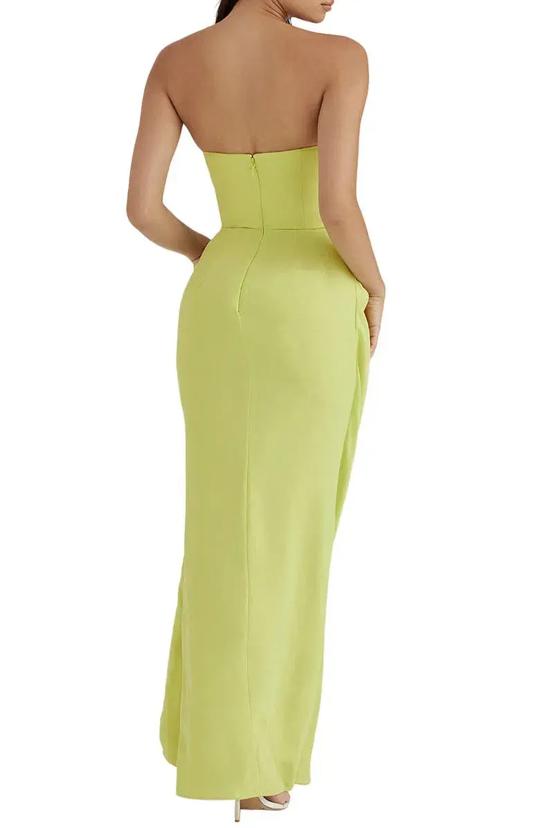 House of CB Adrienne Maxi Dress Green Size 8 - Image 2
