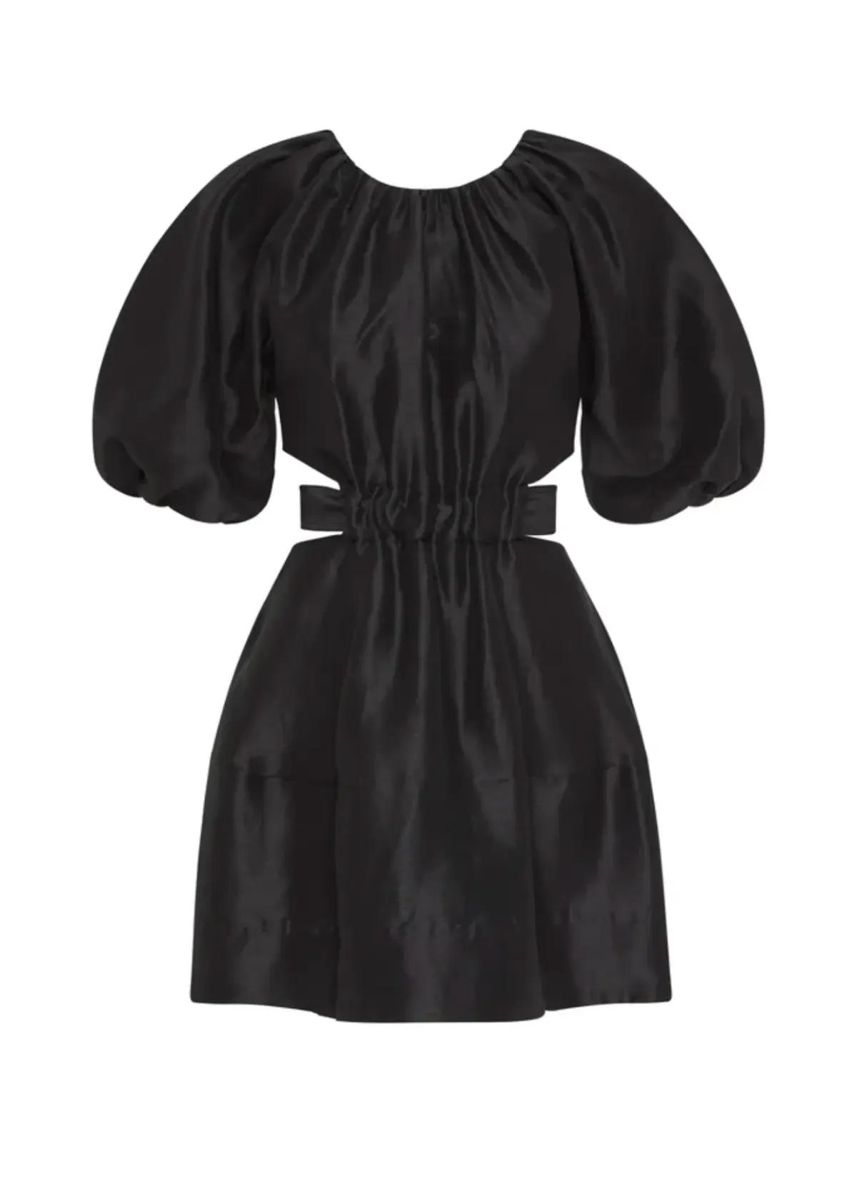 Aje Mimosa Cut Out Mini Dress Black Size 6 - Image 3