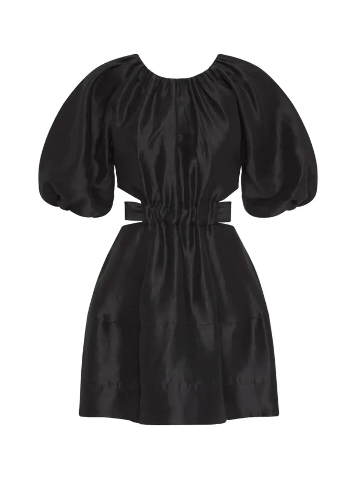 Aje Mimosa Cut Out Mini Dress Black Size 6 - Image 3
